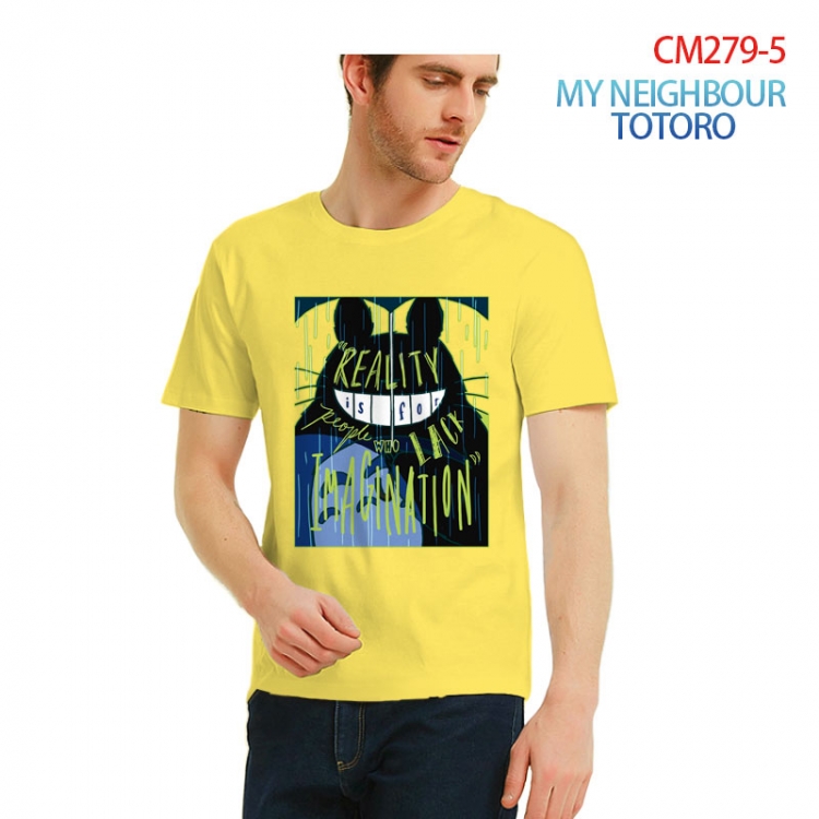 TOTORO Printed short-sleeved cotton T-shirt from S to 3XL CM279-5