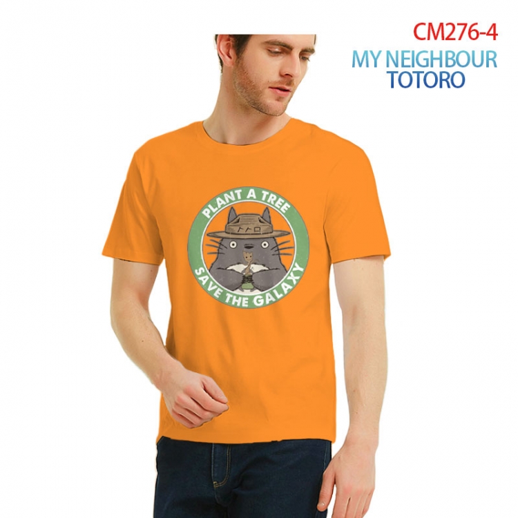 TOTORO Printed short-sleeved cotton T-shirt from S to 3XL CM276-4