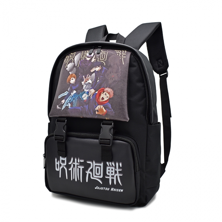 Jujutsu Kaisen Cartoon color printing student schoolbag