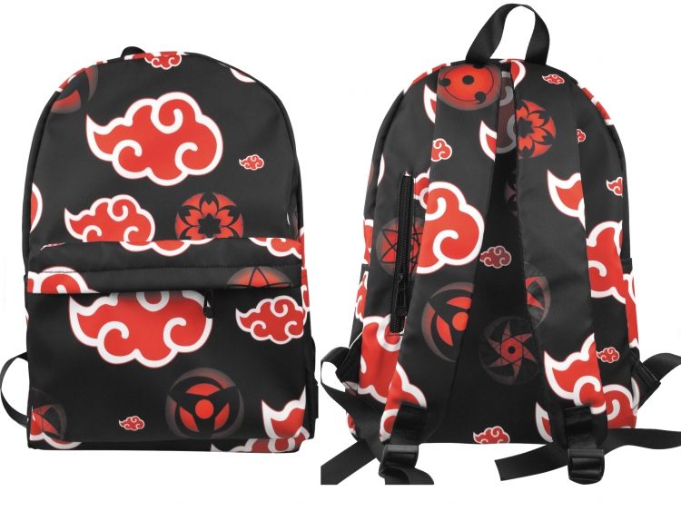 Naruto Animation surrounding printed student backpack style B
