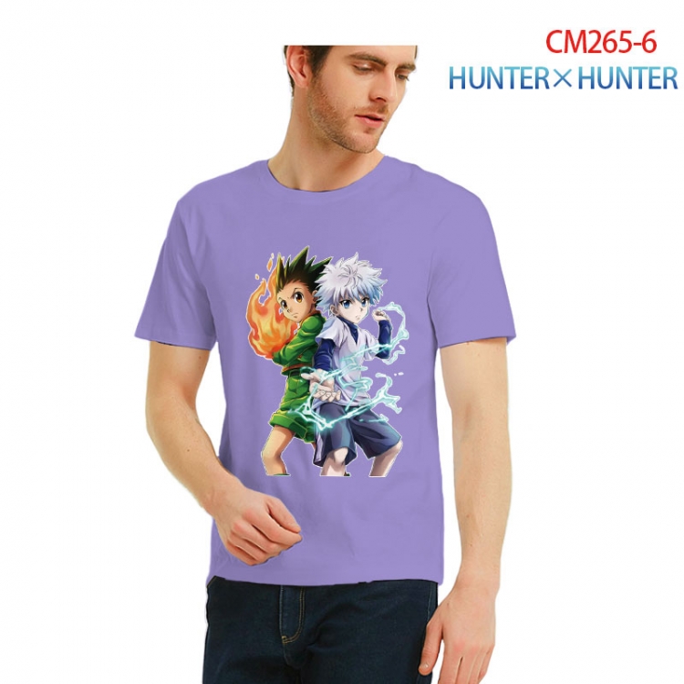 HunterXHunter Printed short-sleeved cotton T-shirt from S to 3XL  CM265-6