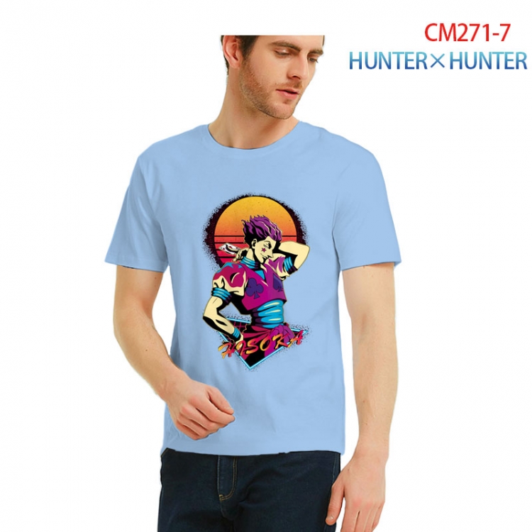 HunterXHunter Printed short-sleeved cotton T-shirt from S to 3XL   CM271-7