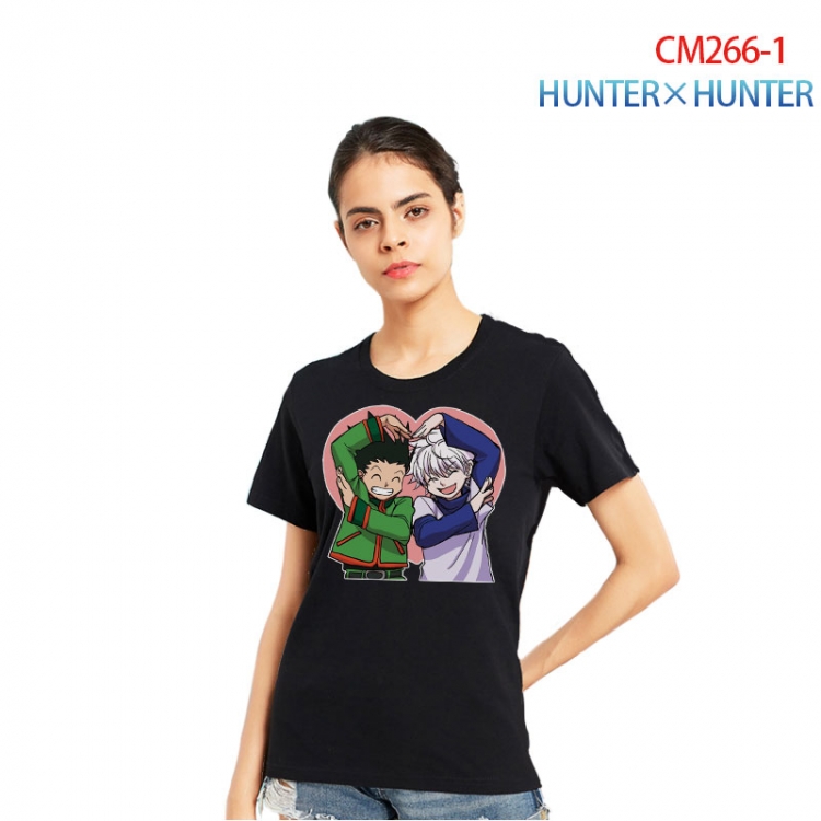 HunterXHunter Women's Printed short-sleeved cotton T-shirt from S to 3XL  CM266-1