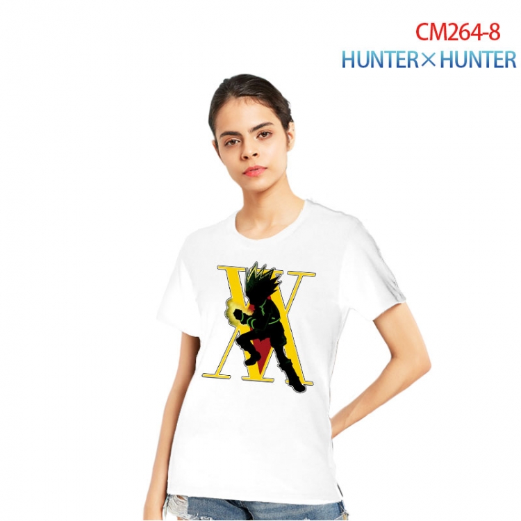 HunterXHunter Women's Printed short-sleeved cotton T-shirt from S to 3XL  CM264-8