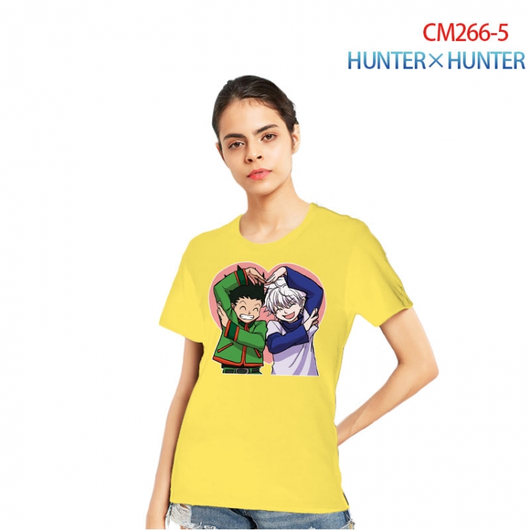 HunterXHunter Women's Printed short-sleeved cotton T-shirt from S to 3XL   CM266-5
