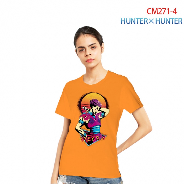 HunterXHunter Women's Printed short-sleeved cotton T-shirt from S to 3XL   CM271-4