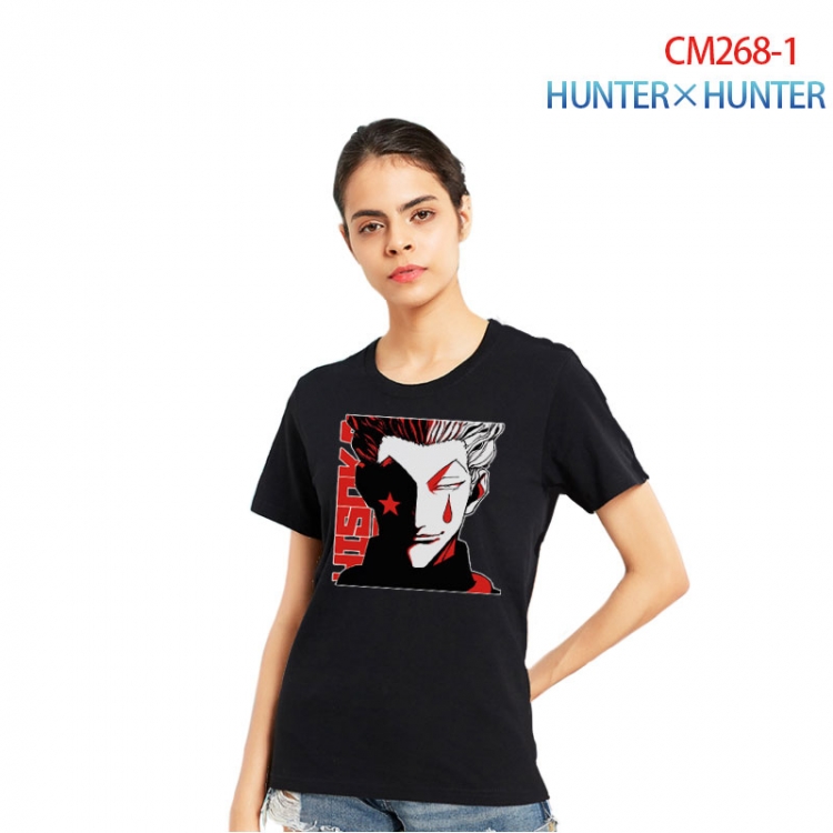 HunterXHunter Women's Printed short-sleeved cotton T-shirt from S to 3XL   CM268-1