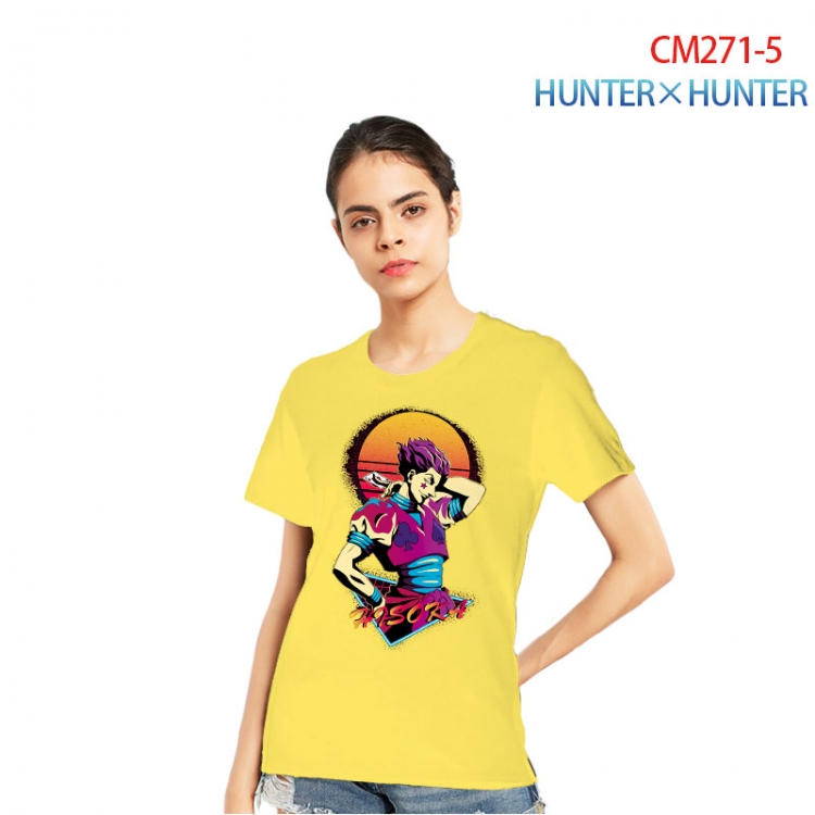 HunterXHunter Women's Printed short-sleeved cotton T-shirt from S to 3XL   CM271-5