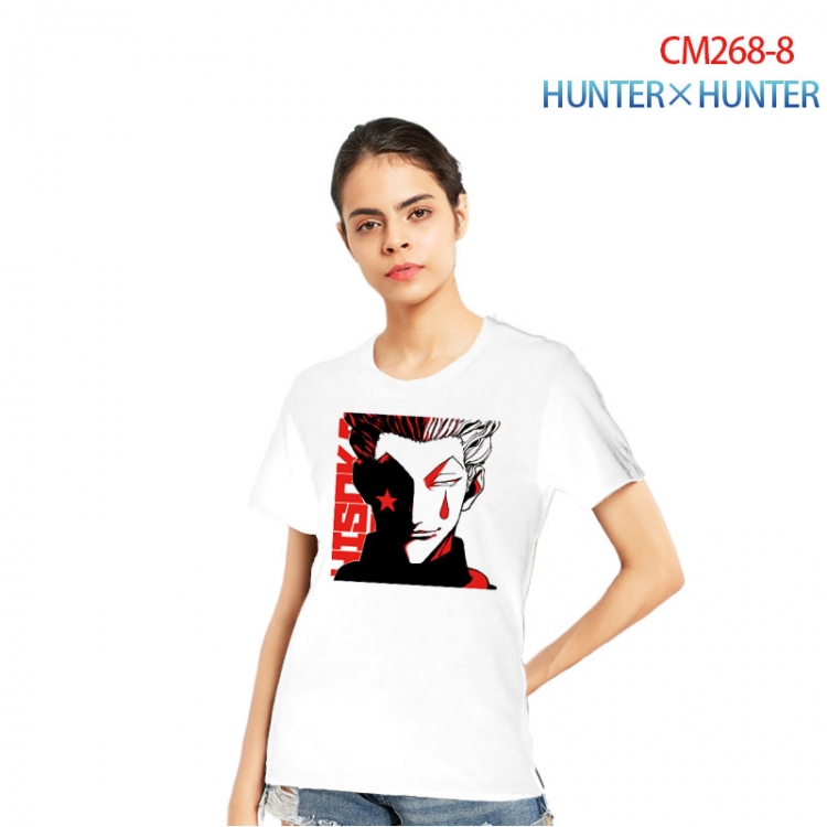 HunterXHunter Women's Printed short-sleeved cotton T-shirt from S to 3XL   CM268-8