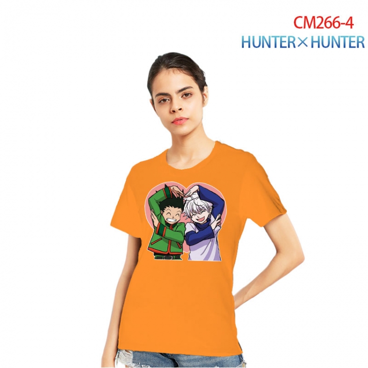 HunterXHunter Women's Printed short-sleeved cotton T-shirt from S to 3XL   CM266-4