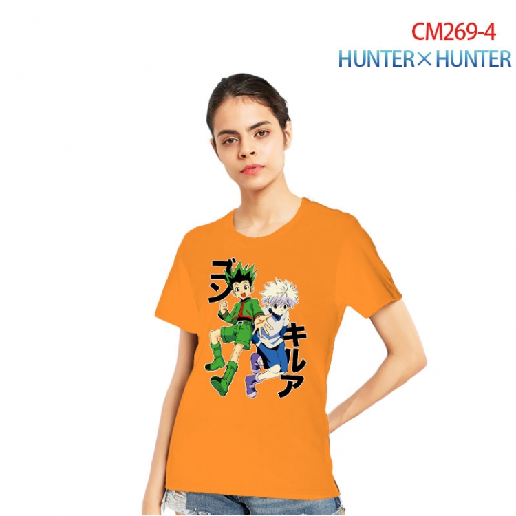 HunterXHunter Women's Printed short-sleeved cotton T-shirt from S to 3XL    CM269-4