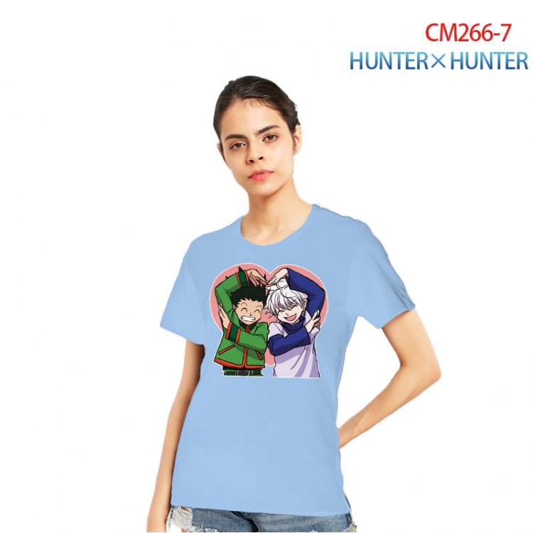 HunterXHunter Women's Printed short-sleeved cotton T-shirt from S to 3XL    CM266-7