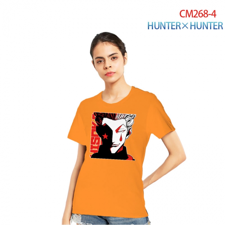 HunterXHunter Women's Printed short-sleeved cotton T-shirt from S to 3XL   CM268-4
