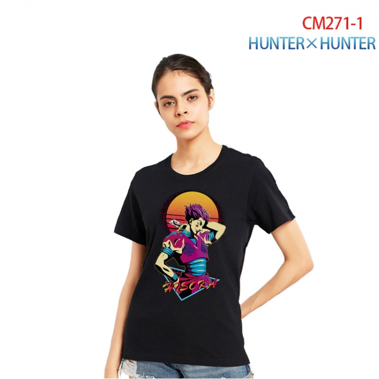 HunterXHunter Women's Printed short-sleeved cotton T-shirt from S to 3XL   CM271-1