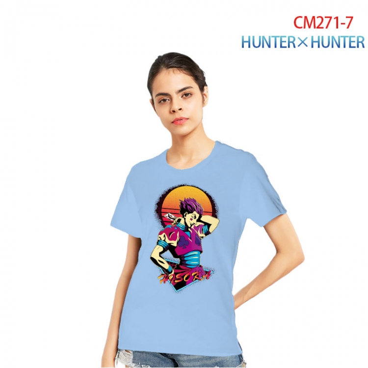 HunterXHunter Women's Printed short-sleeved cotton T-shirt from S to 3XL    CM271-7