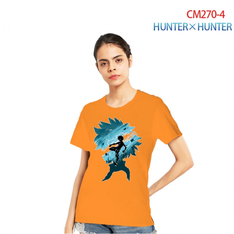 HunterXHunter Women's Printed short-sleeved cotton T-shirt from S to 3XL   CM270-4