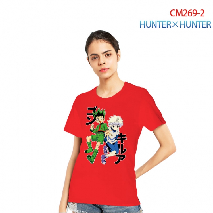HunterXHunter Women's Printed short-sleeved cotton T-shirt from S to 3XL   CM269-2