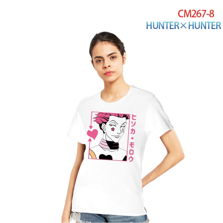 HunterXHunter Women's Printed short-sleeved cotton T-shirt from S to 3XL   CM267-8