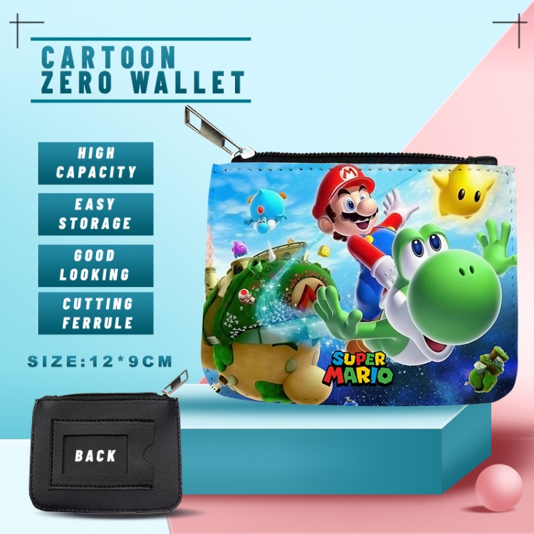 Super Mario PU storage bag card wallet purse style A price for 5 pcs