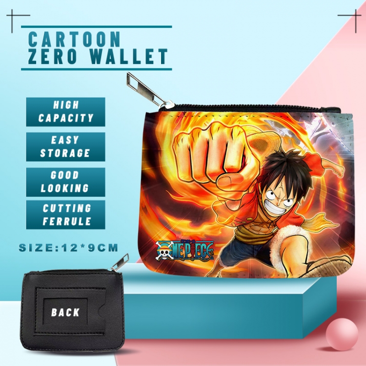 One Piece  PU storage bag card wallet purse 12X9cm  price for 5 pcs