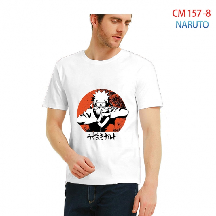 Naruto Printed short-sleeved cotton T-shirt from S to 3XL CM 157
