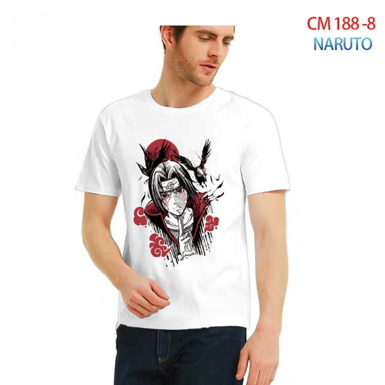 Naruto Printed short-sleeved cotton T-shirt from S to 3XL CM 188