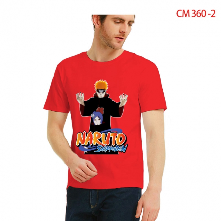 Naruto Printed short-sleeved cotton T-shirt from S to 3XL CM 360 2