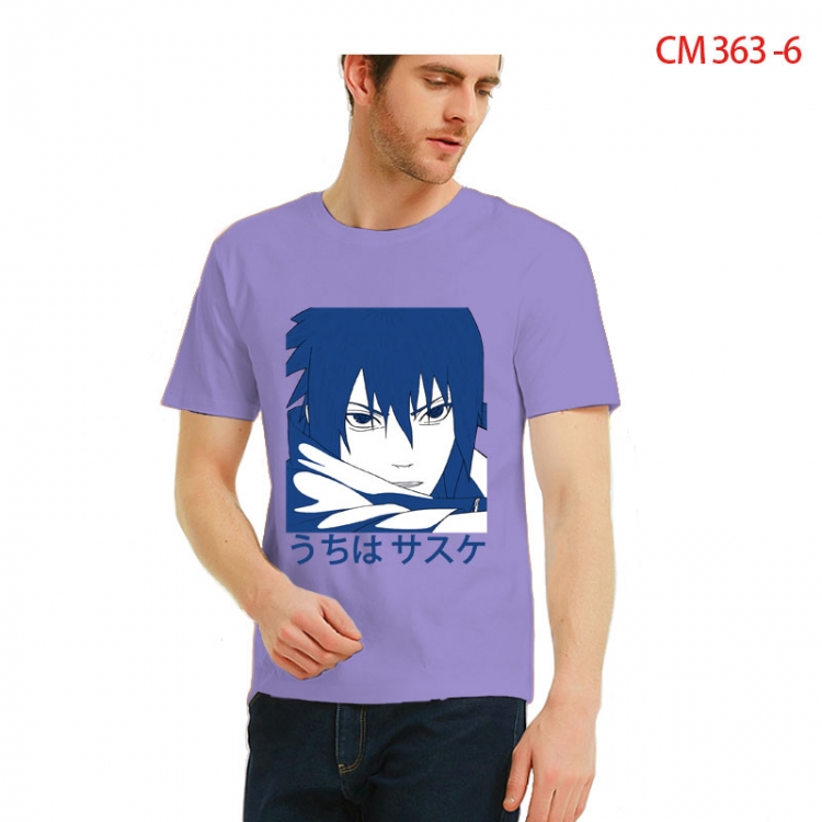 Naruto Printed short-sleeved cotton T-shirt from S to 3XL CM 363 6