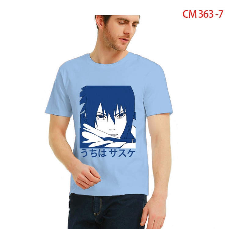 Naruto Printed short-sleeved cotton T-shirt from S to 3XL  CM 363 7
