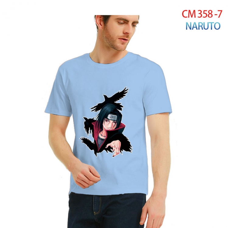 Naruto Printed short-sleeved cotton T-shirt from S to 3XL  CM 358 7