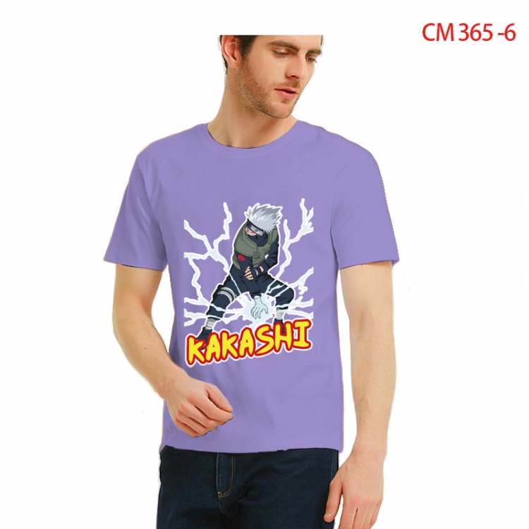 Naruto Printed short-sleeved cotton T-shirt from S to 3XL  CM 365 6