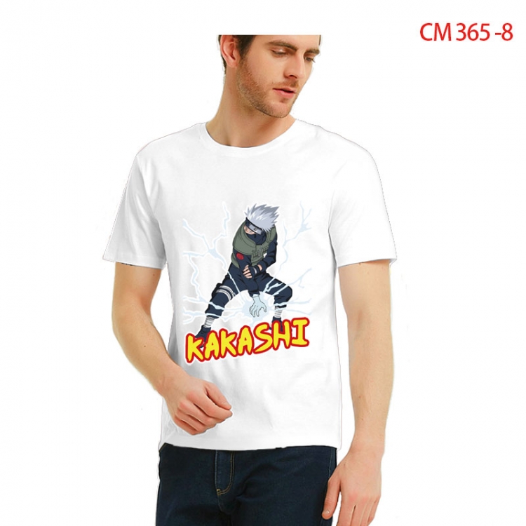 Naruto Printed short-sleeved cotton T-shirt from S to 3XL   CM 365 8