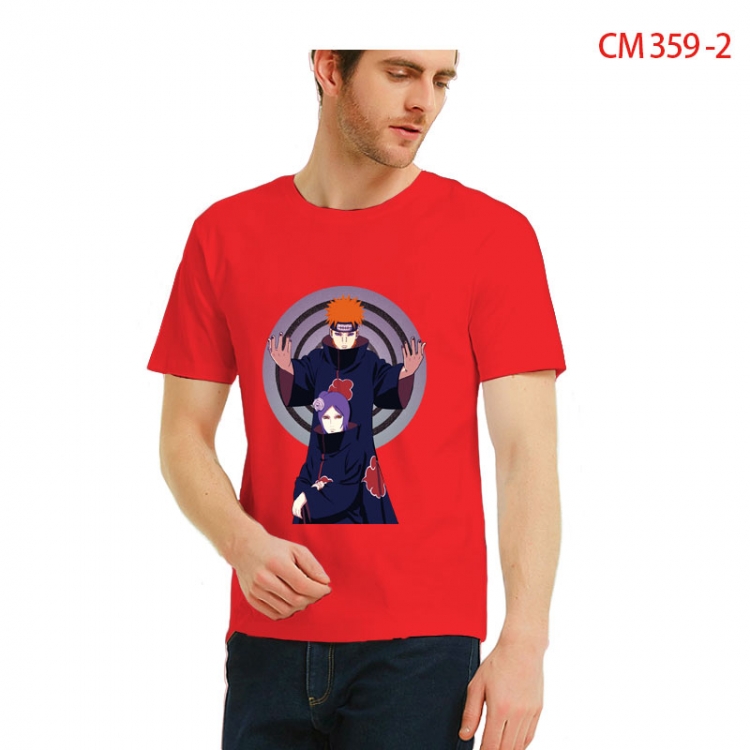 Naruto Printed short-sleeved cotton T-shirt from S to 3XL CM 359 2