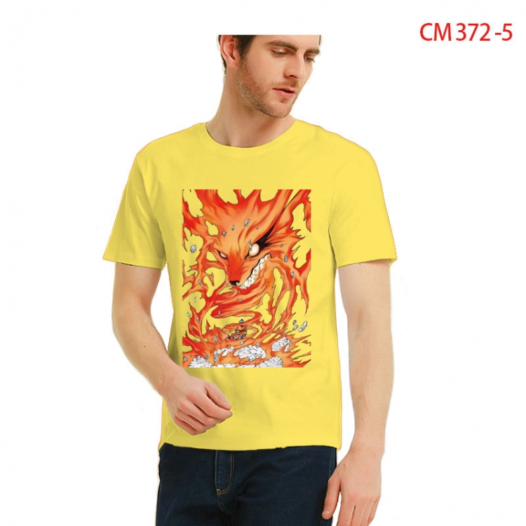 Naruto Printed short-sleeved cotton T-shirt from S to 3XL CM 372 5