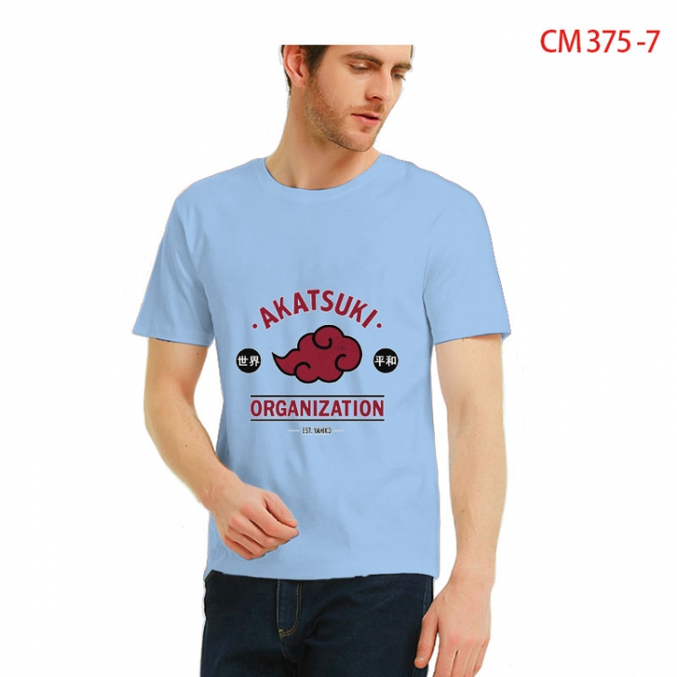Naruto Printed short-sleeved cotton T-shirt from S to 3XL CM 375 7