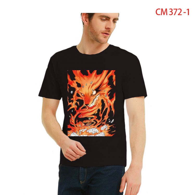 Naruto Printed short-sleeved cotton T-shirt from S to 3XL CM 372 1