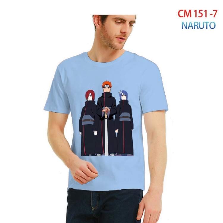 Naruto Printed short-sleeved cotton T-shirt from S to 3XL CM151