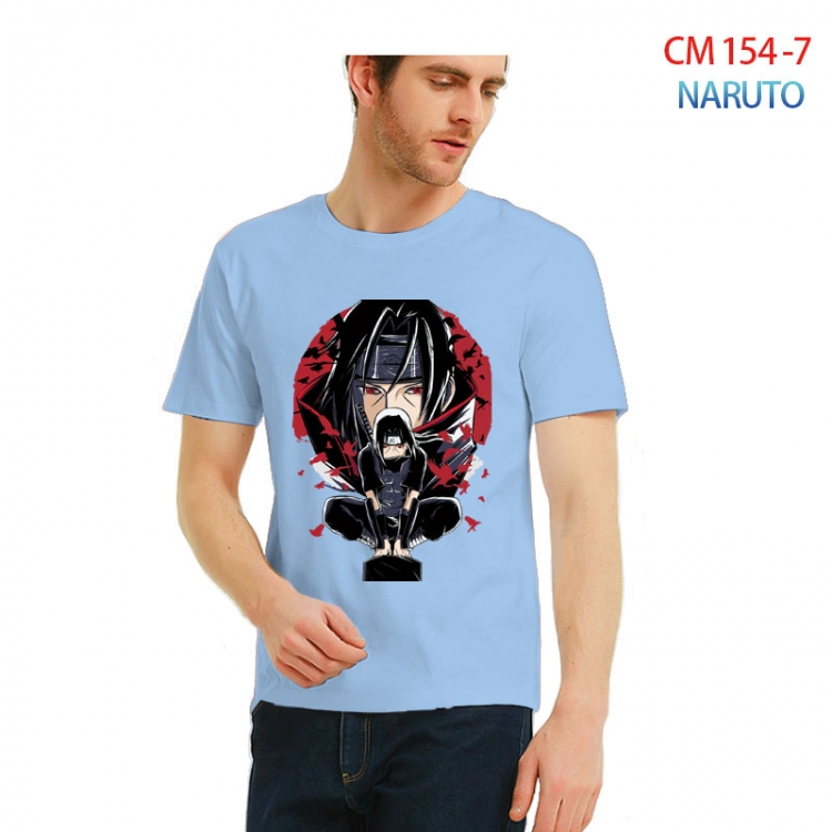 Naruto Printed short-sleeved cotton T-shirt from S to 3XL CM154