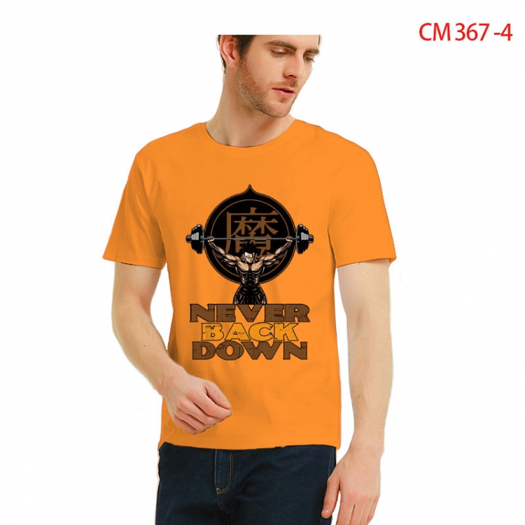 Naruto Printed short-sleeved cotton T-shirt from S to 3XL CM 367 4