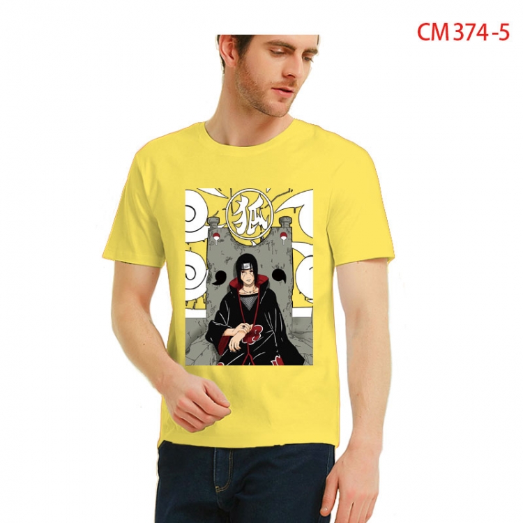 Naruto Printed short-sleeved cotton T-shirt from S to 3XL CM 374 5
