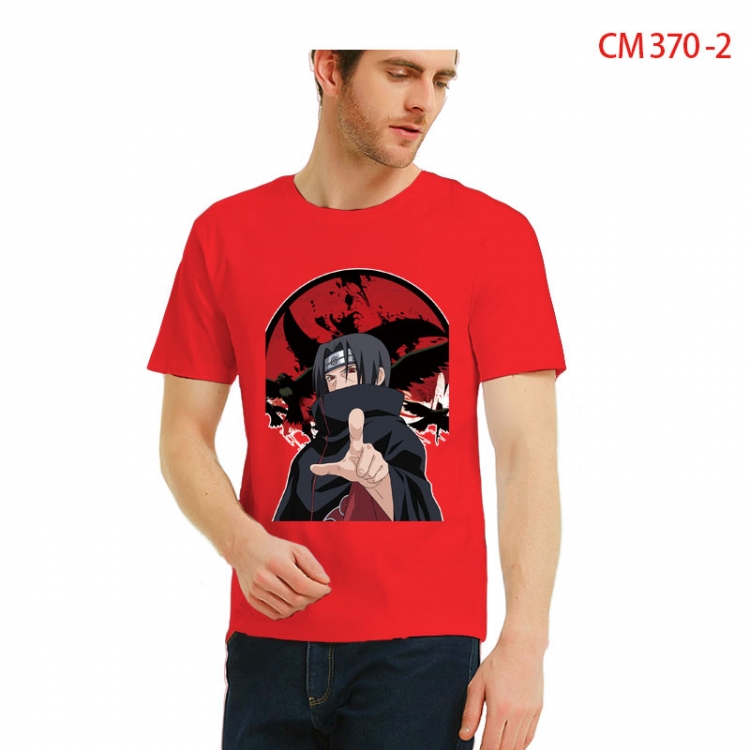 Naruto Printed short-sleeved cotton T-shirt from S to 3XL CM 370 2