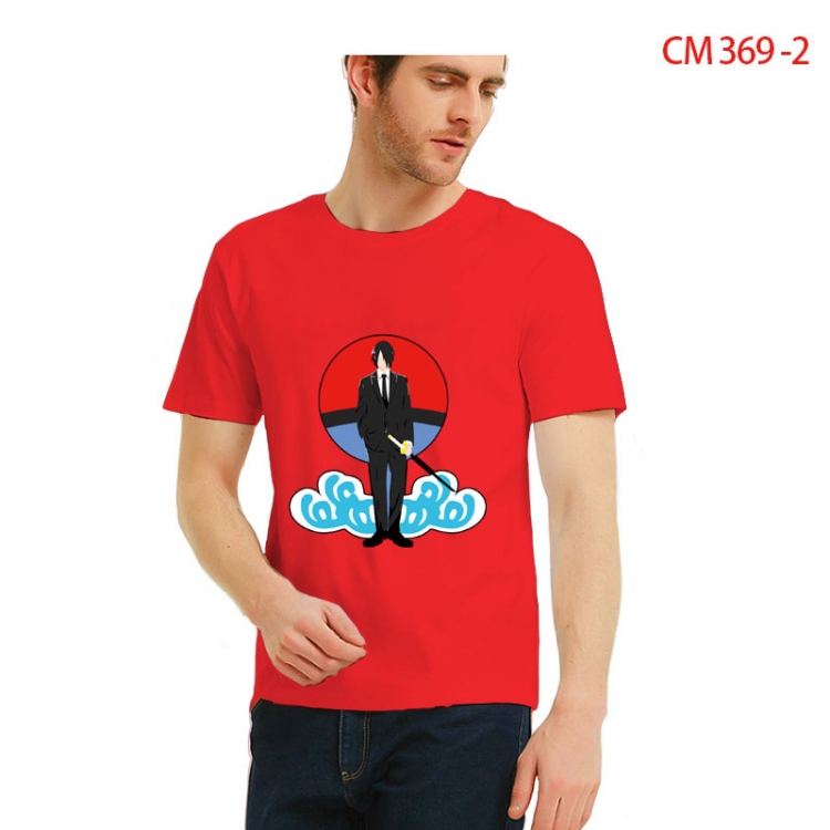 Naruto Printed short-sleeved cotton T-shirt from S to 3XL CM 369 2