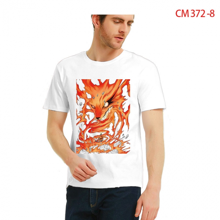 Naruto Printed short-sleeved cotton T-shirt from S to 3XL CM 372 8