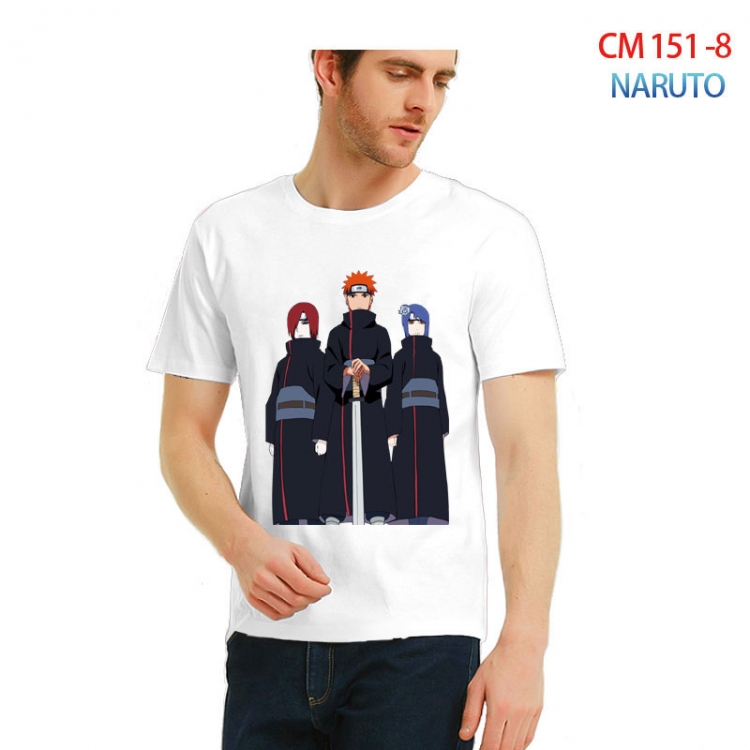 Naruto Printed short-sleeved cotton T-shirt from S to 3XL CM151