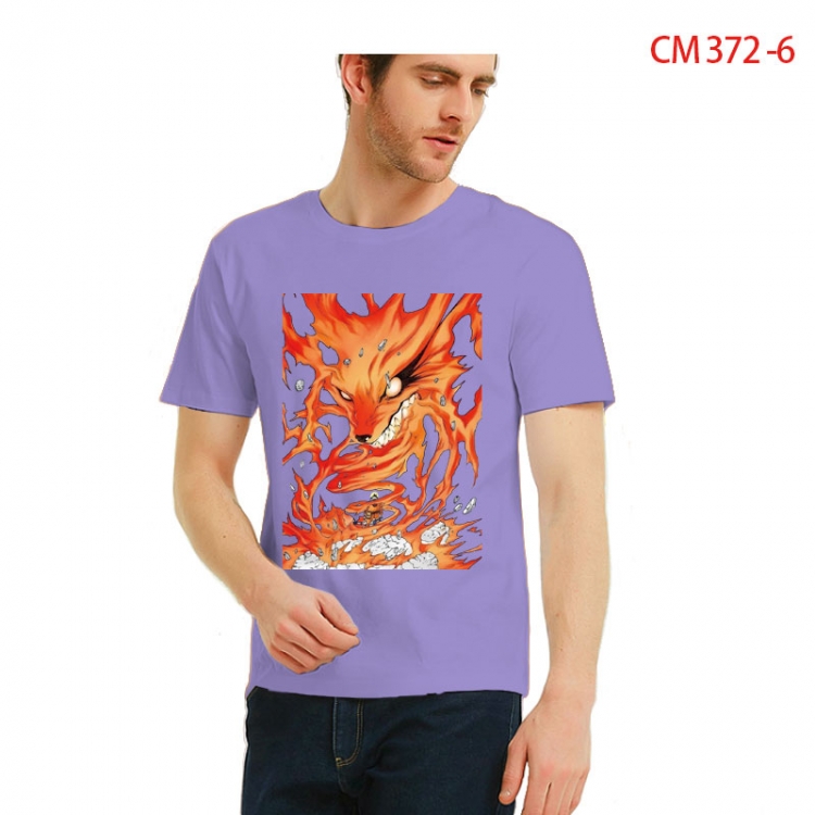 Naruto Printed short-sleeved cotton T-shirt from S to 3XL CM 372 6
