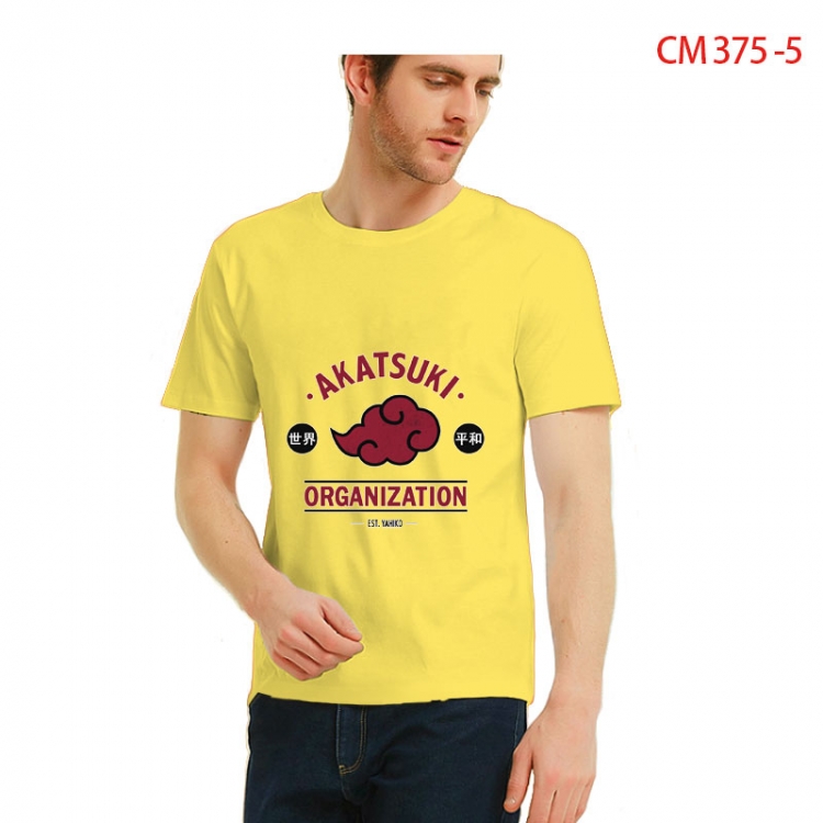 Naruto Printed short-sleeved cotton T-shirt from S to 3XL CM 375 5