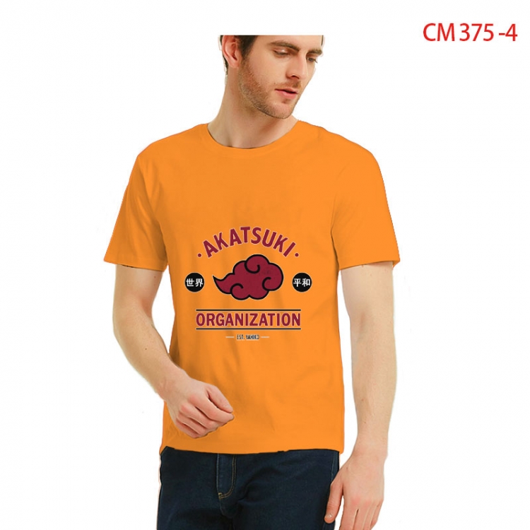 Naruto Printed short-sleeved cotton T-shirt from S to 3XL CM 375 4