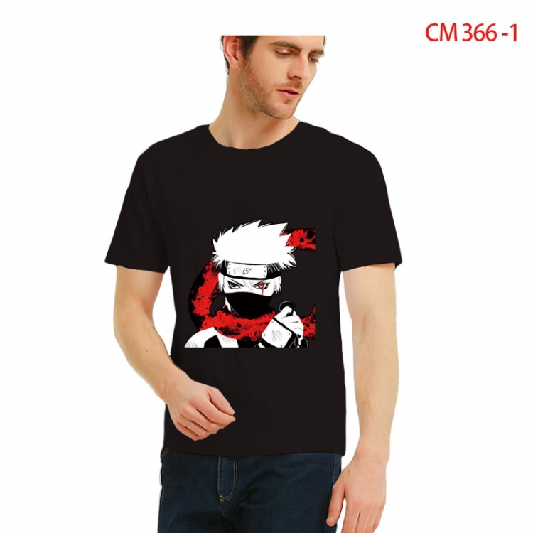 Naruto Printed short-sleeved cotton T-shirt from S to 3XL CM 366 1