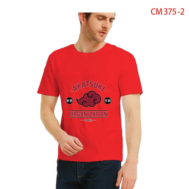 Naruto Printed short-sleeved cotton T-shirt from S to 3XL CM 375 2