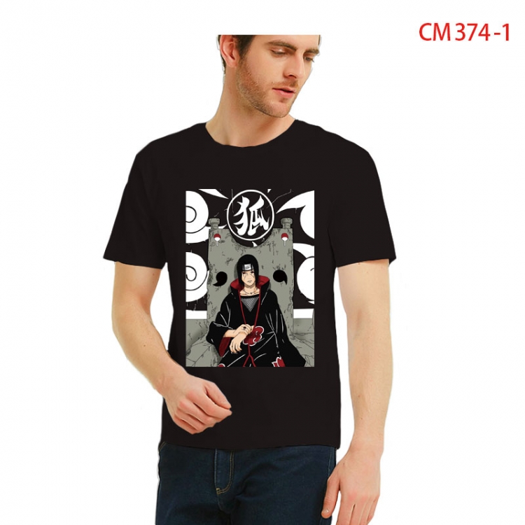 Naruto Printed short-sleeved cotton T-shirt from S to 3XL CM 374 1